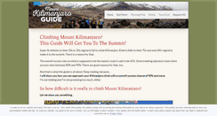 Desktop Screenshot of mountkilimanjaroguide.com